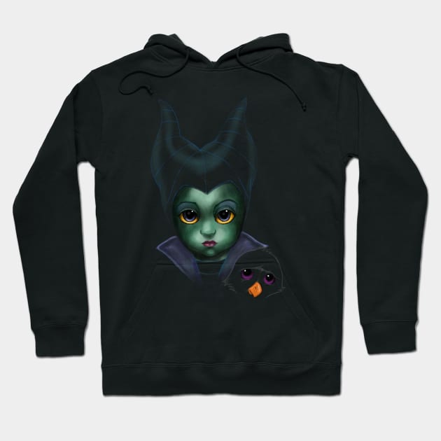 Maleficent Hoodie by BigEyedBaddies